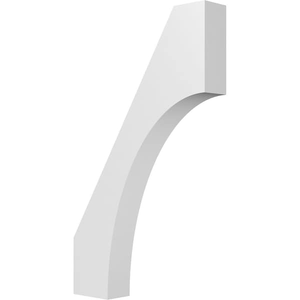 Ekena Millwork 3 1/2-in. W x 18-in. D x 30-in. H Westlake Architectural Grade PVC Knee Brace BRCP035X18X30WTL - main